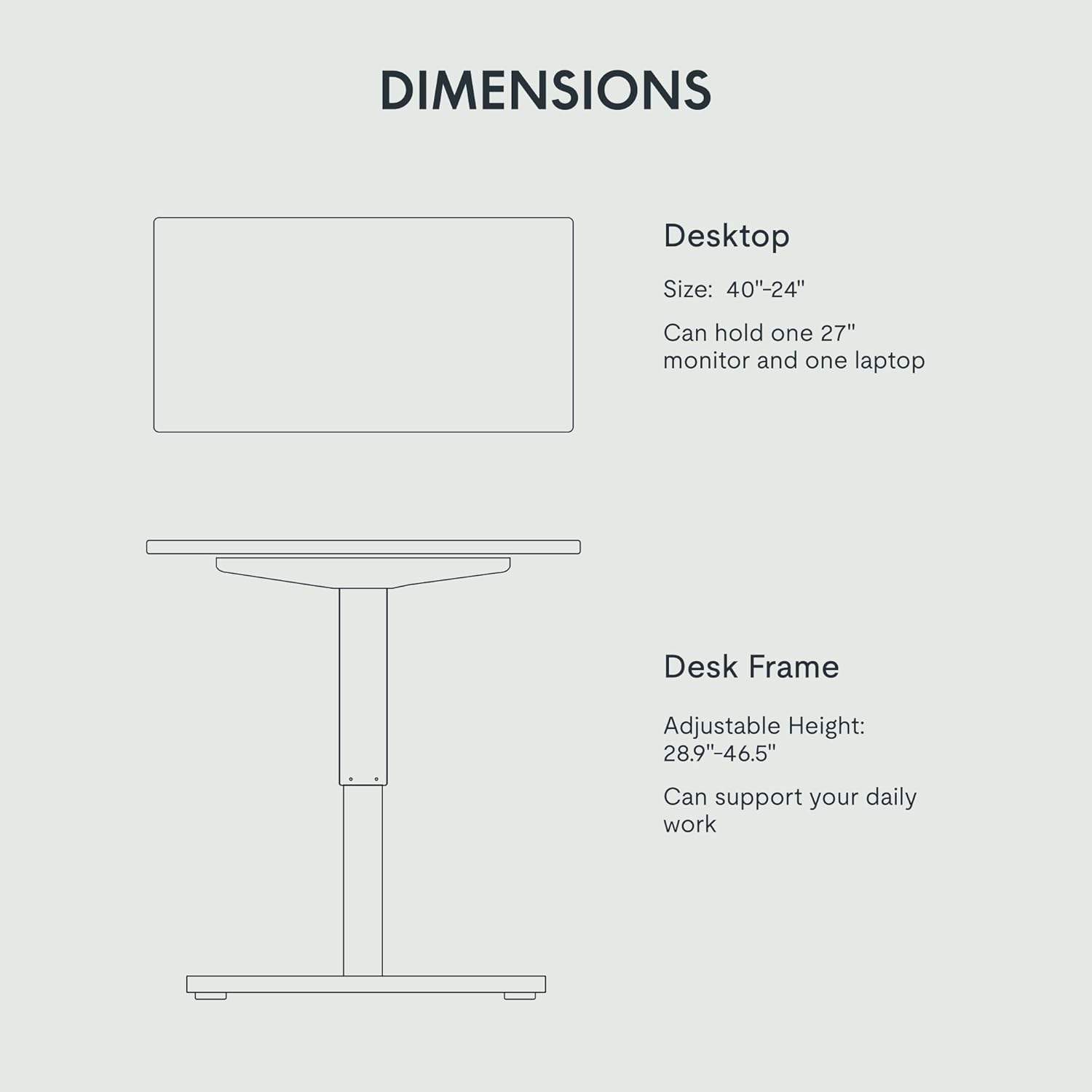 FLEXISPOT EN2 55''x28'' Standing Desk with Monitor Mount Bundle, 1' Thick One-Piece Desktop, Fully Adjustable Single Monitor Arm with Cable Management, Bundle for Home Office, Gaming & Study, White