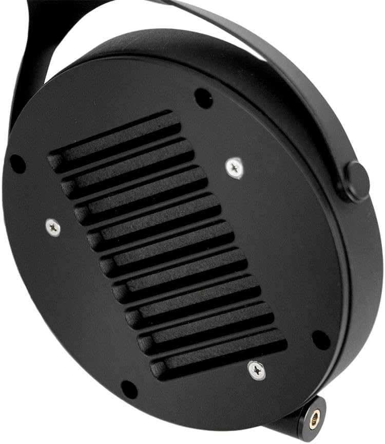 Monolith M1070 Over Ear Open Back Planar Headphones - Lightweight, Padded Headband, Plush and Removable Earpads, 106mm Planar Driver, 60 Ohms, Black
