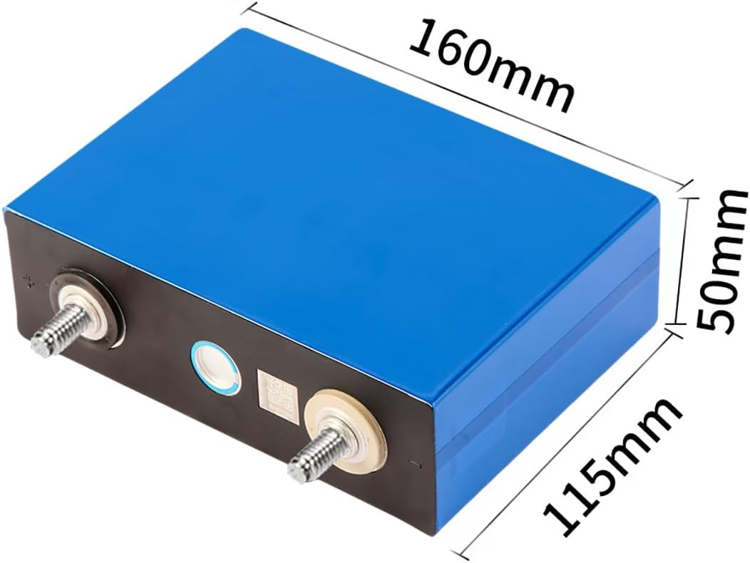 EVE 3.2V 100Ah 4pcs LiFePO4 Cells Lithium Battery Iron Phosphate Deep Cycle Battery, Power Supply for RV, Boat, Golf Cart, Motor, UPS, Fish Finder, Lawn Mower, Off Grid, Solar Systems, etc.