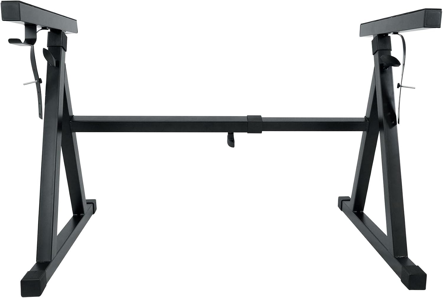 Rockville Z50 Bundle: Z-Style Pro Keyboard Stand with Travel Bag, Adjustable Height & Width, ZLS Laptop Attachment 12-in x 9.5-in Tray, ZMS Microphone Boom Attachment, 3-items