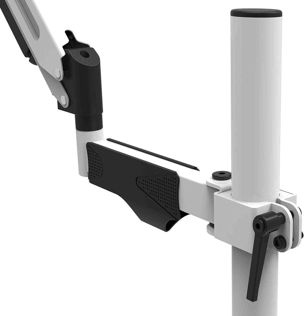 Odyssey Laptop Mount Arm Stand in White
