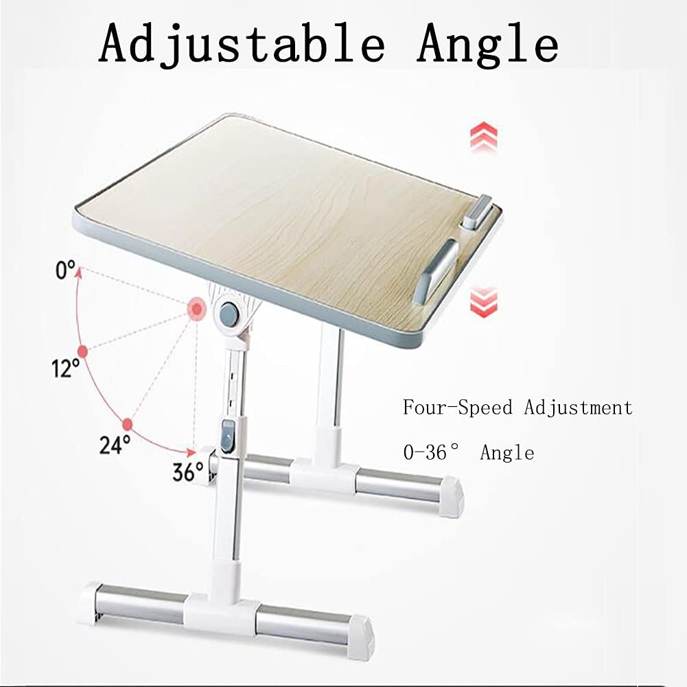 Laptop Stand Adjustable Height,Folding Laptop Table,Laptop Stand with Fan,for Bed Sofa Couch Office