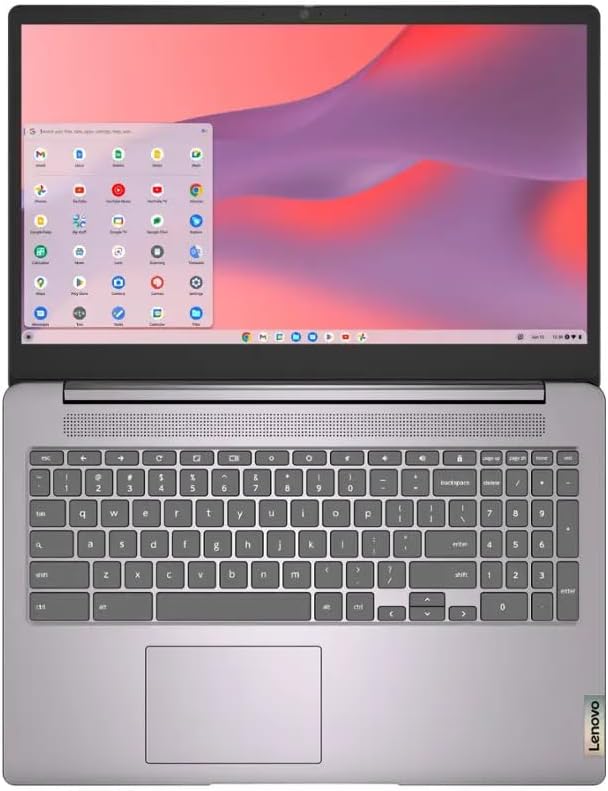 Lenovo 2025 Laptop | IdeaPad 3 Chrome | 15.6' 1920 x 1080 Intel-2 Core Intel Celeron N4500 | 4GB LPDDR4x | 64GB SSD | Chrome OS | Wi-Fi 6 - Bluetooth 5.1-720p HD Camera - Arctic Grey