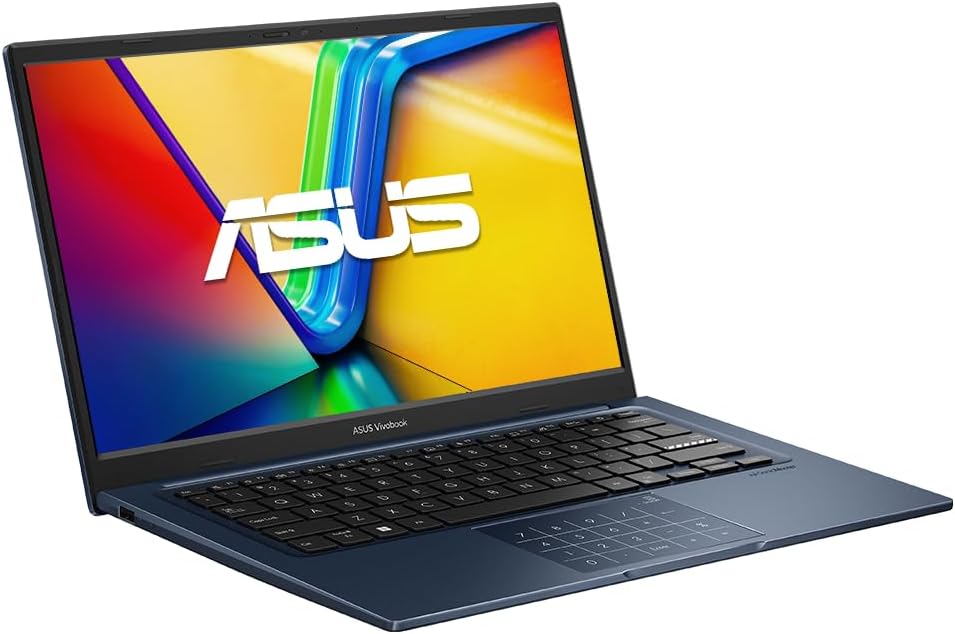 ASUS Vivobook 14 2025 Business Laptop 14' FHD 6-Core Intel i3-1315U 12GB DDR4 2TB SSD Intel UHD Graphics Wi-Fi 5 Win11 Home w/ONT 32GB USB