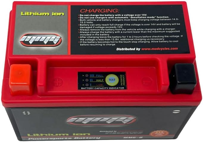 MMG YTX14-BS YTX14H Lithium Ion Sealed Factory Activated Powersports Battery 12V CCA 240 for Motorcycles Aprilia BMW Honda Kawasaki KTM Yamaha (MMG8)