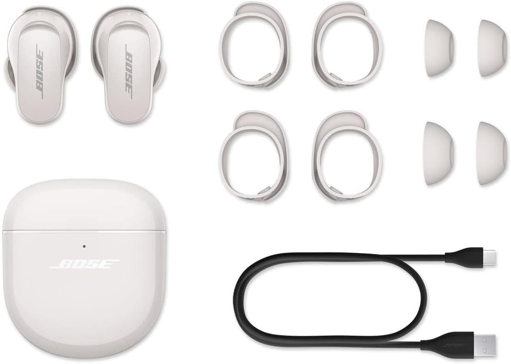 Bose QuietComfort Earbuds II, Wireless, Bluetooth, Proprietary Active Noise Cancelling Technology in-Ear Headphones with Personalized Noise Cancellation & Sound, Soapstone