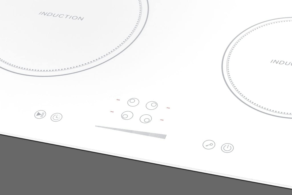 Summit 24' Induction Cooktop, 4 Cooking Zones, 208-240V Electric Cooktop, ADA Compliant Design, Black - SINC4B241B