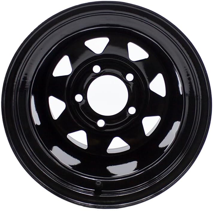 ATV RTV Mower Rim 12x10.5 WHEEL RIM 5/4.5 for Zero Turn Riding Garden Lawn Mower Compact Tractors Heavy Equipment 12 x 10.5 Rim 5 Lugs Bolt Circle 4.5 inch,backspace 4.75 inch