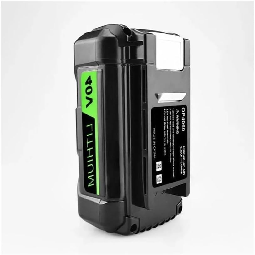 40V 6.0Ah High Power Lithium Battery Compatible for Ryobi Tools Lawn Mower RY40200 OP4050 OP4026 RY40430(18.0Ah 1)