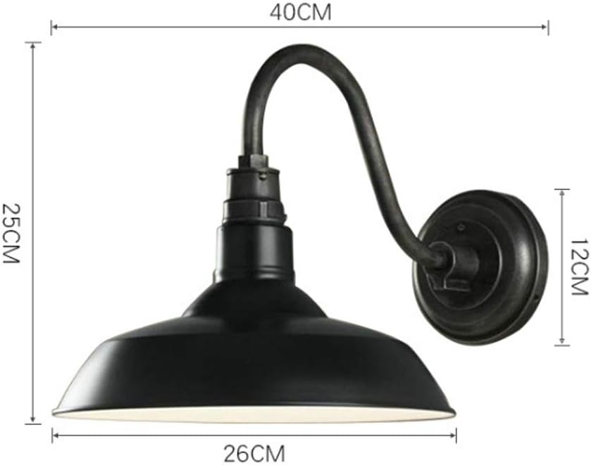 Wall Sconce Light, V-intage Retro Black Wrought Iron Bracket Light Industrial Decor Bracket Light E27/E26 Living Room Bedroom Bathroom Wall Sconce LED Lighting Room Bedside Lamps