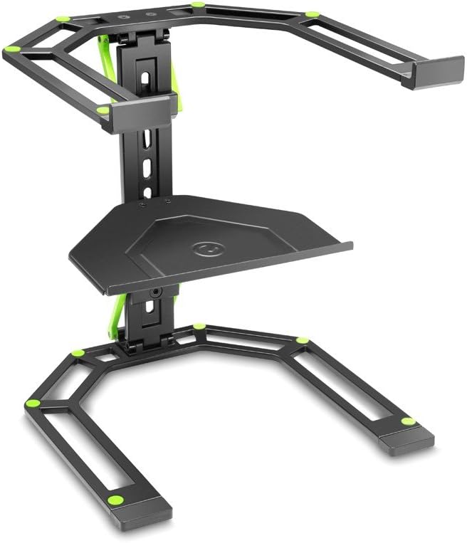 Gravity GLTS01B Adjustable Laptop & Controller Stand, Black