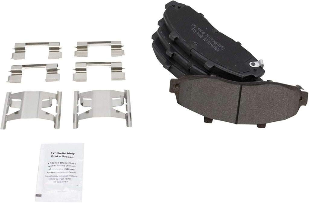 TRQ Front Brake Pad & Rotor Kit Semi-Metallic Compatible with 1997-1998 Ford F-150