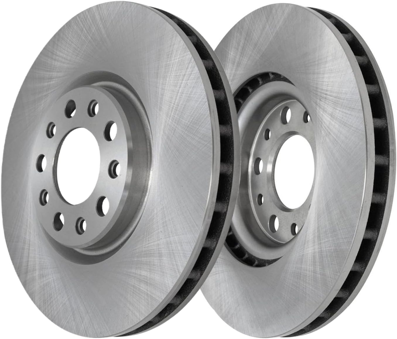 Detroit Axle - 10pc Brake Kit for 2013-2016 Dodge Dart, Disc Brake Rotors 2014 2015 Ceramic Brakes Pads with Hardware Assembly Replacement : 12.00' inch Front Rotor and 10.39' inch Rear Rotor