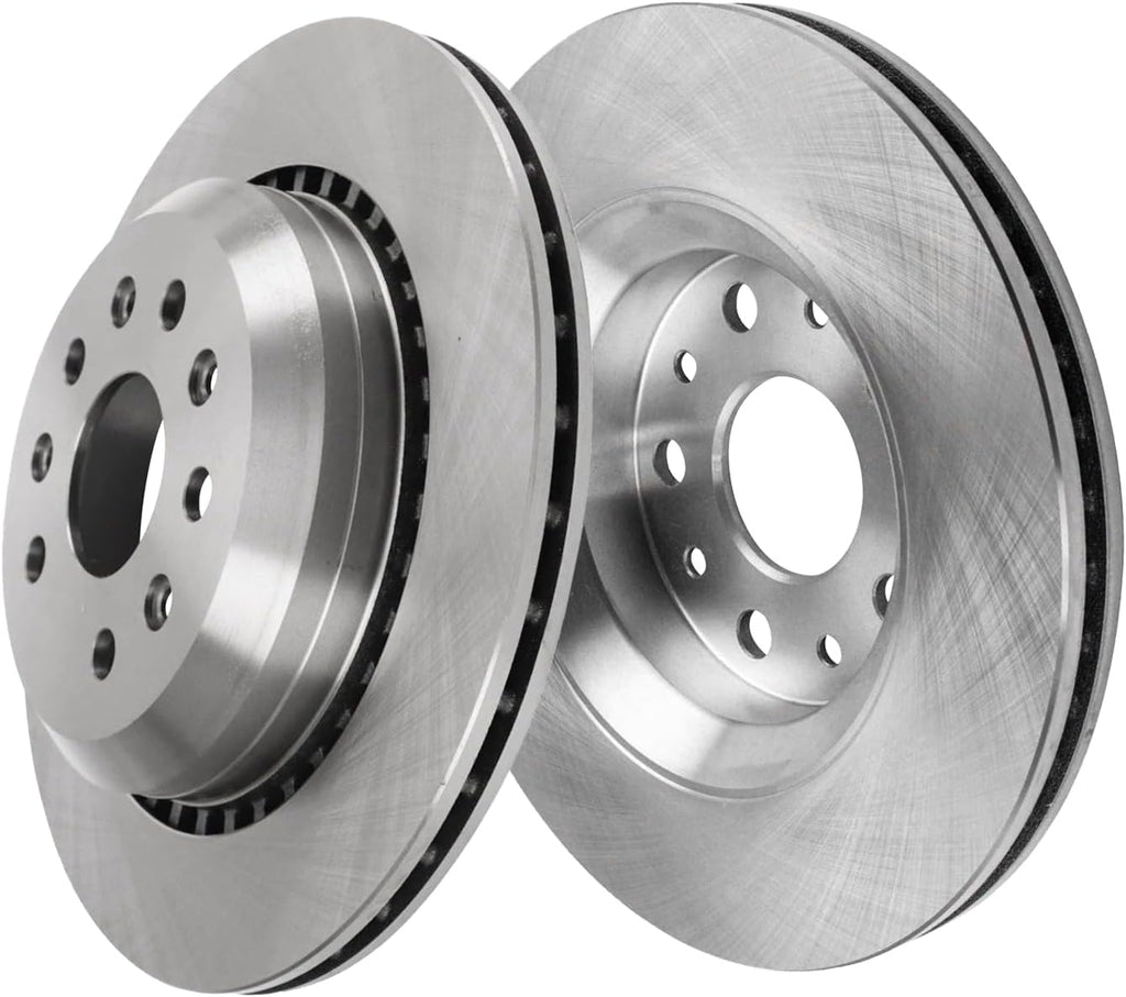 Detroit Axle - Brake Kit for 2020 2021 2022 2023 Jeep Gladiator 3.0L, 3.6L, Disc Brakes Rotors Ceramic Brake Pads Replacement : 12.99' inch Front and 13.78' inch Rear Rotor