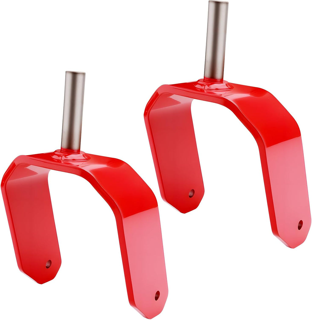 Caster Fork for Exmark & Toro, Compatible with Exmark Radius E/S/X, Toro TimeCutter HD/Titan/Z Master 2000/4000, Replaces #126-4312-01, Front Caster Wheel Yoke for Zero Turn Lawn Mowers 2-Pack