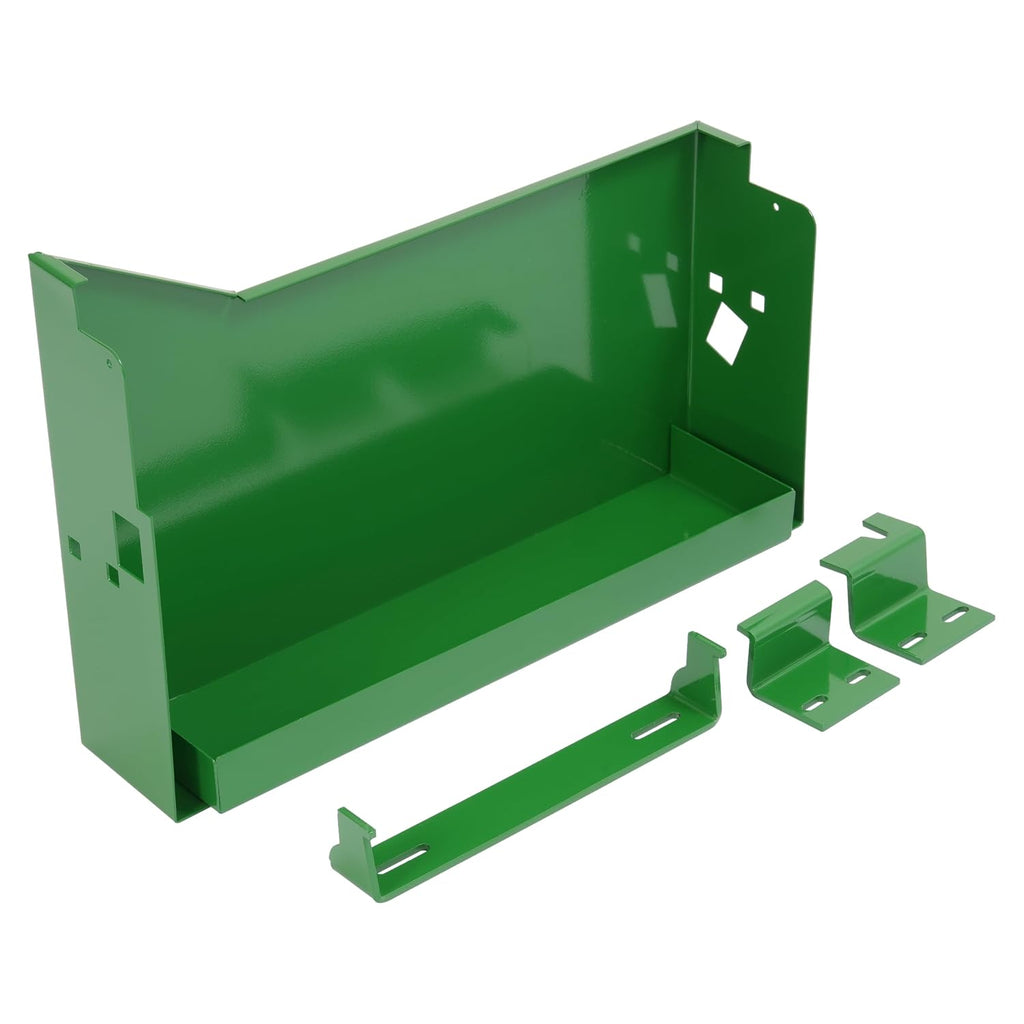KUAFU Battery Box Right Hand & Left Hand w/Bracket Replacement for AR26618 AR26617 AR34189 AR40210 AR40673 AR40674 AR43141 Compatible with John Deere 2510 2520 3010 3020 4000 4010 4020 4320 4520 4620