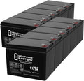 Mighty Max Battery ML7-12 - 12 Volt 7.2 AH SLA Battery - Pack of 10