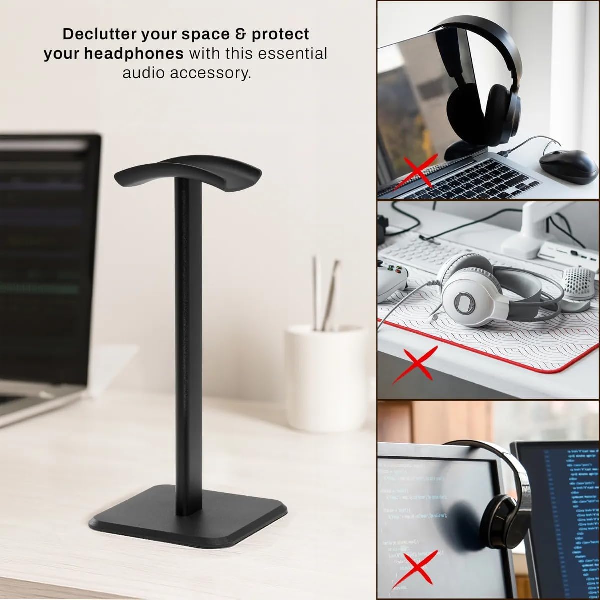 Sony INZONE H9 Gaming Headset, Wireless Noise Canceling Bluetooth Headset with Microphone, 360 Spatial Sound, for PC and PS5 (WH-G900N) Bundle with Turnstile Audio Desktop Headphone Stand (White)