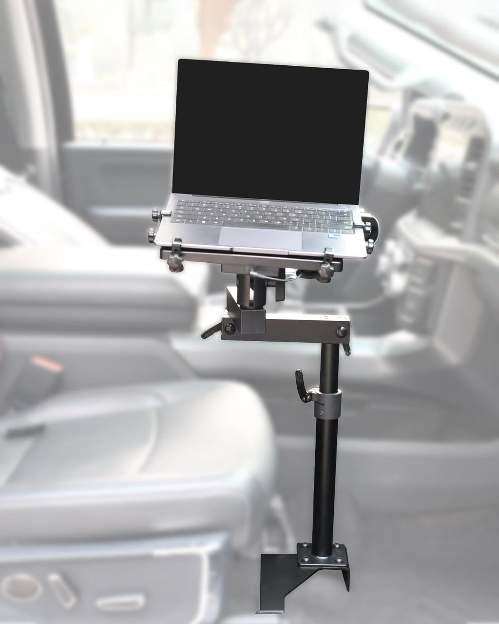 Truck Laptop Mount Fit for Ford F150, F350, F250, F550, No-Drilling Truck Computer Mount Holder for Laptop up to 17'