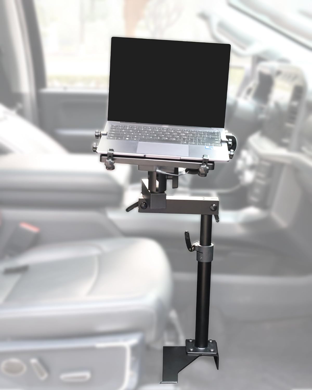 Truck Laptop Mount Fit for Ford F150, F350, F250, F550, No-Drilling Truck Computer Mount Holder for Laptop up to 17'