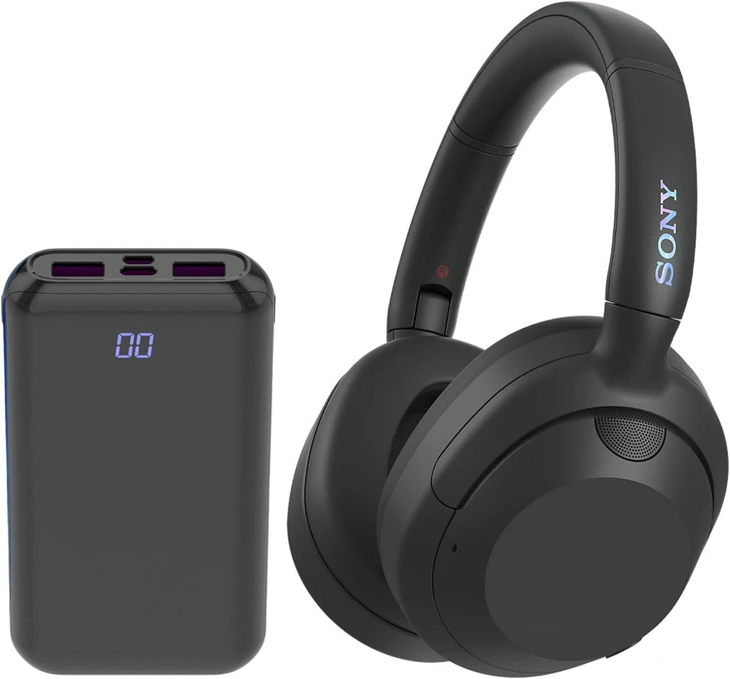 Sony - WHULT900N/B ULT Noise Cancelling Headphones with Wireless Noise Cancelling HE