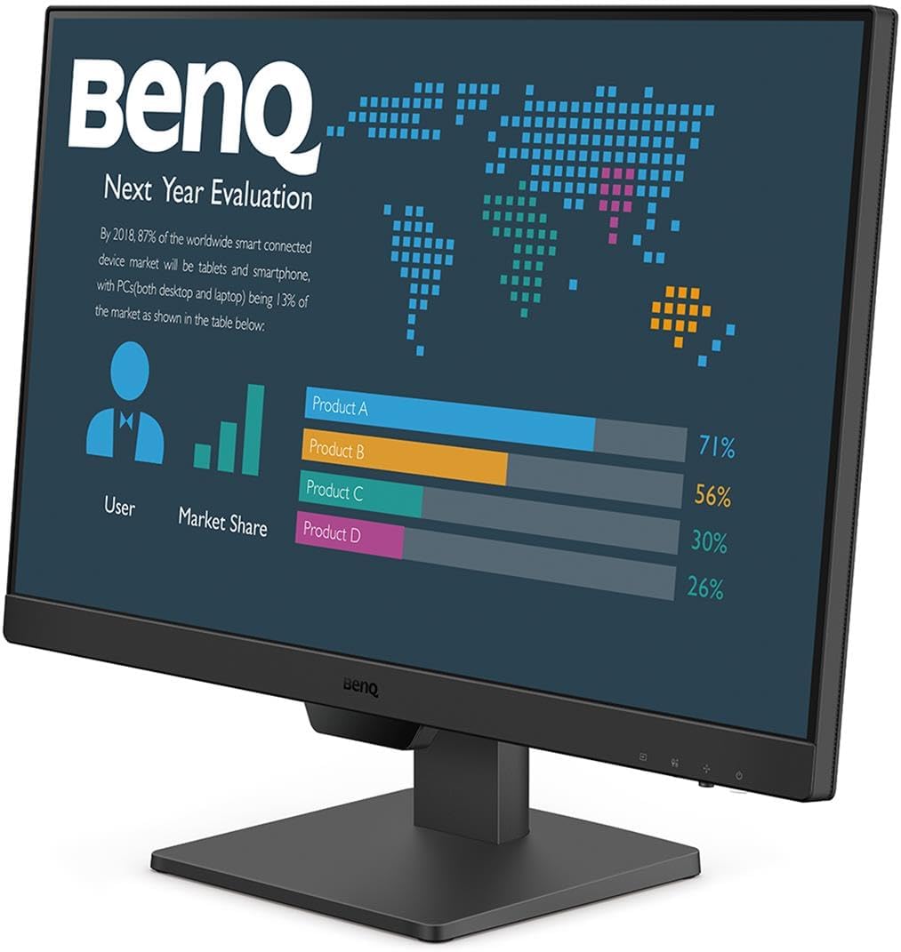 BenQ BL2490 23.8' FHD 1080p LED Monitor 100Hz 5ms 1300:1 250 cd/m² Tilt HDMI DisplayPort Anti-Glare