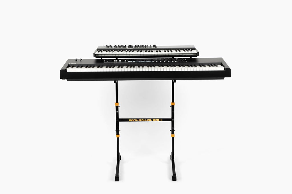 Rock N Roller RCK-1 Compact Keystand 2-Tier Keyboard Stand: Instantly Packs In A Bag!