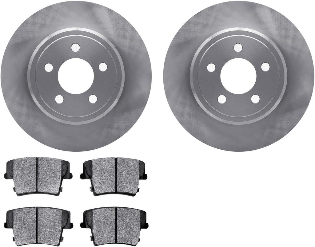 Dynamic Friction Company Front Brakes and Rotors| Automotive Replacement Brake Kits| Front Heavy Duty Brake Pads and Rotors Kit| Fits 2003-2009 Lexus GX470, Toyota 4Runner