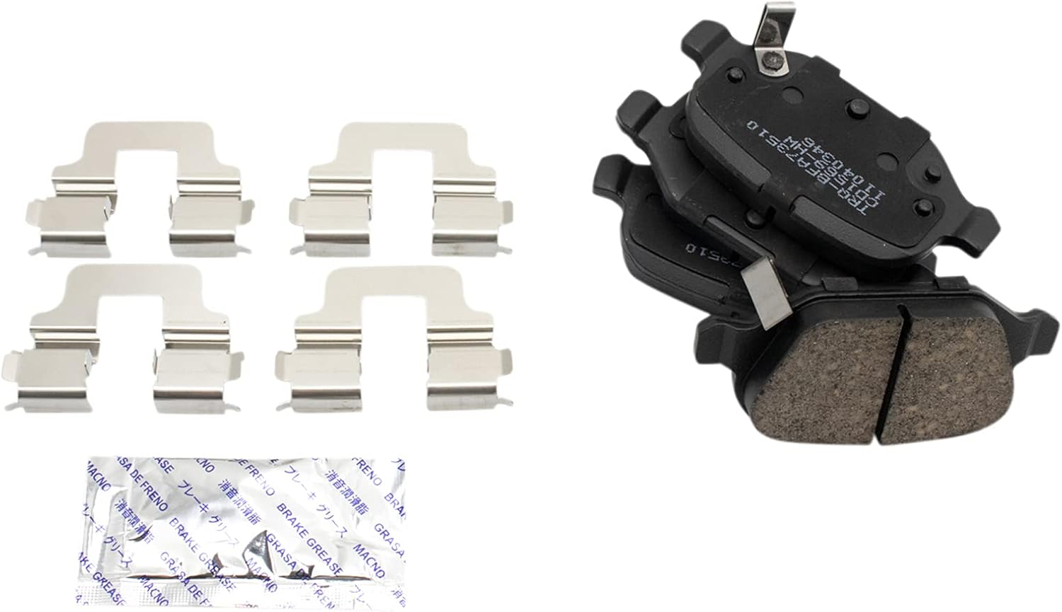 TRQ Performance Front and Rear Brake Pad and Rotor Set Ceramic Coated Drilled Slotted Rotors Compatible with 2012-2017 Fiat 500