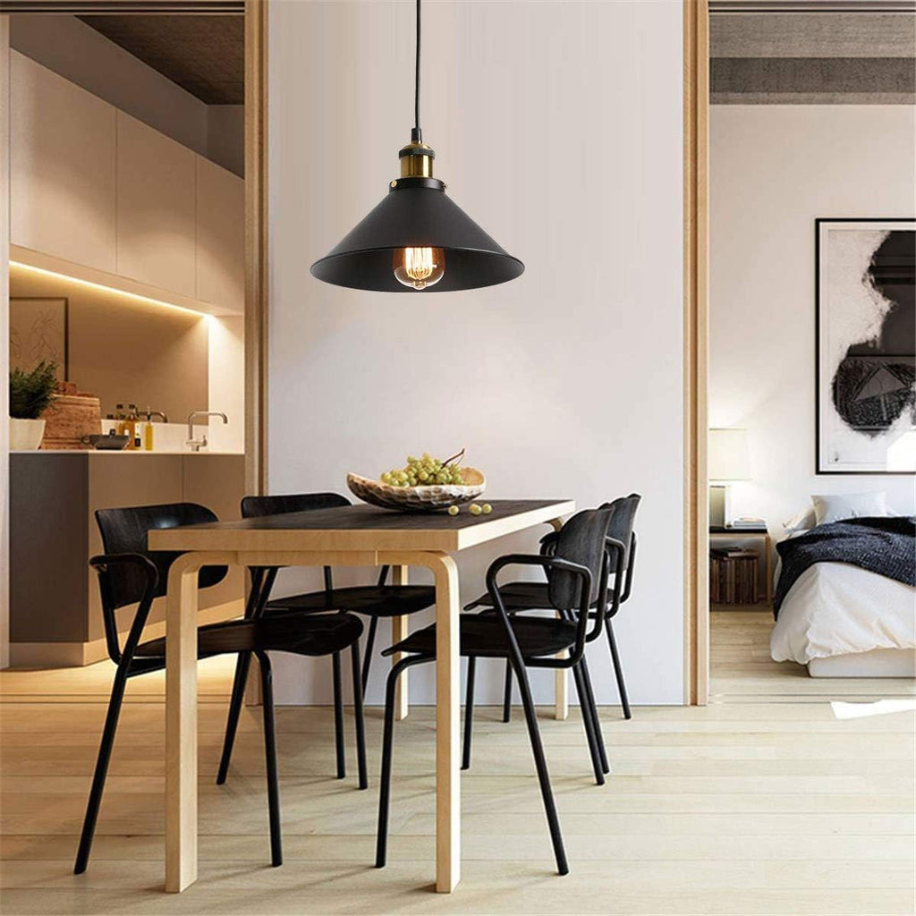Modern Hanging Lamp, V-intage Retro Industrial Metal Chandelier E27 Lamp Holder Black Wrought Iron Lampshade Country Barn Farmhouse Industrial Lighting Ceiling Lamp,Chandelier LED Ceiling Light