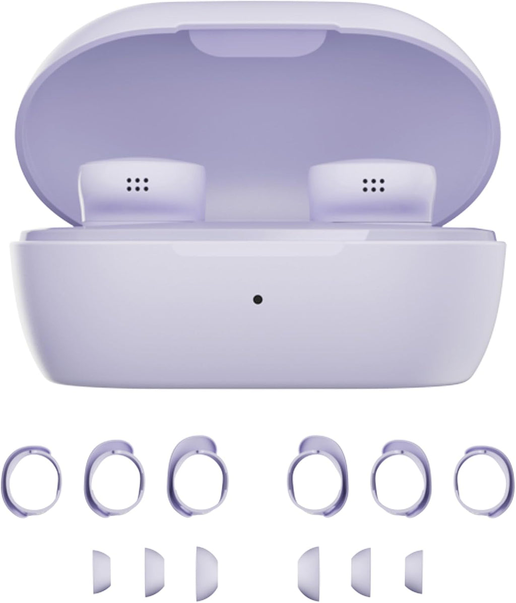 Bose QuietComfort Bluetooth Earbuds, True Wireless Earbuds with Active Noise Cancellation and Mic, Deep Bass, IPX4 Rating, Up to 8.5 Hours of Playtime, Chilled Lilac