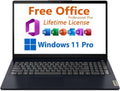 Lenovo 2025 IdeaPad 1 15.6' FHD Slim Thin Light Laptop Computer, AMD Ryzen 5 7520U, 8GB LPDDR5,256GB SSD,with Lifetime Office,WiFi 6, 9 hrs Battery Life,Abyss Blue, Windows 11 Pro