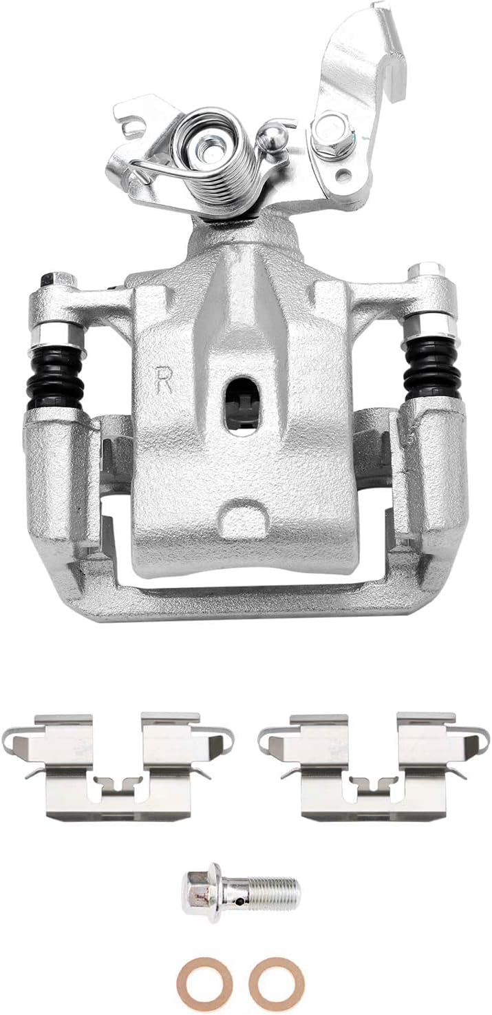 Detroit Axle - Rear Brake Kit for Ford Fusion Lincoln MKZ Zephyr Mazda 6 Mercury Milan, 11.02'' inch Drilled & Slotted Brake Rotors Brake Caliper Replacement