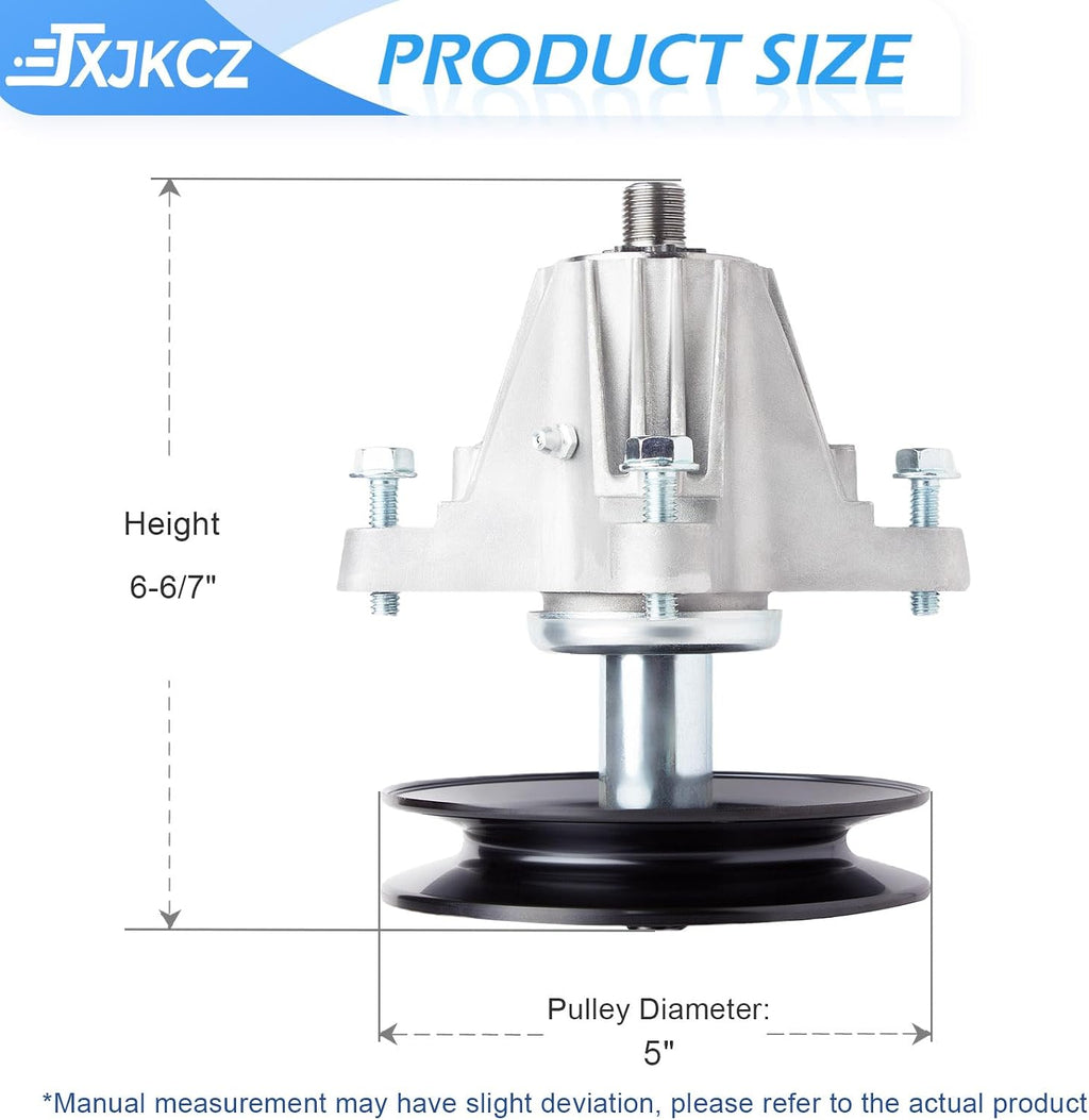 50 inch Deck Lawn Mower Rebuild Kits for Cub Ca det XT1-GT50 ZT1-50 ZT2-50 RZT-S50 L50 LX50 SX50 Crafts man G8300 Tr oy Bilt Includes 3 Spindle 918-06980 3 Blade 942-05052A 1 Be lt 954-04077A