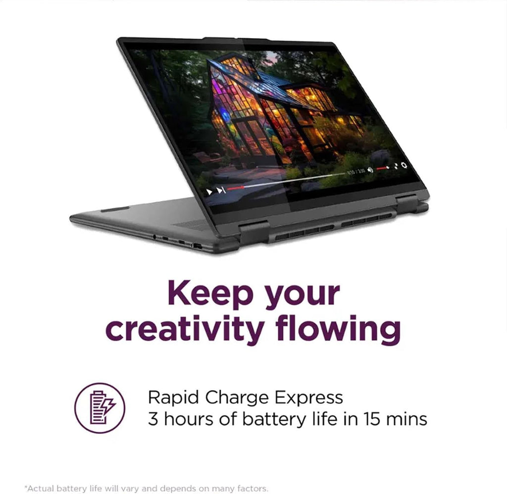 Lenovo Yoga 7 2-in-1 Copilot+ PC Laptop,16' 2K IPS Touchscreen Display,Intel Core Ultra 7 155U,16GB LPDDR5x RAM,1TB M.2 PCIe SSD,Fingerprint,Backlit KB,FHD IR Webcam,WiFi 6E,Lifetime MS,Win11 Pro