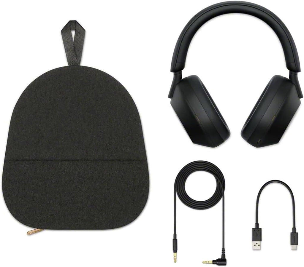 Sony WH-1000XM5 Noise Canceling Wireless Headphones - 30hr Battery Life - Over-Ear Style - Optimized for Alexa and Google Assistant - Built-in mic for Calls - Black