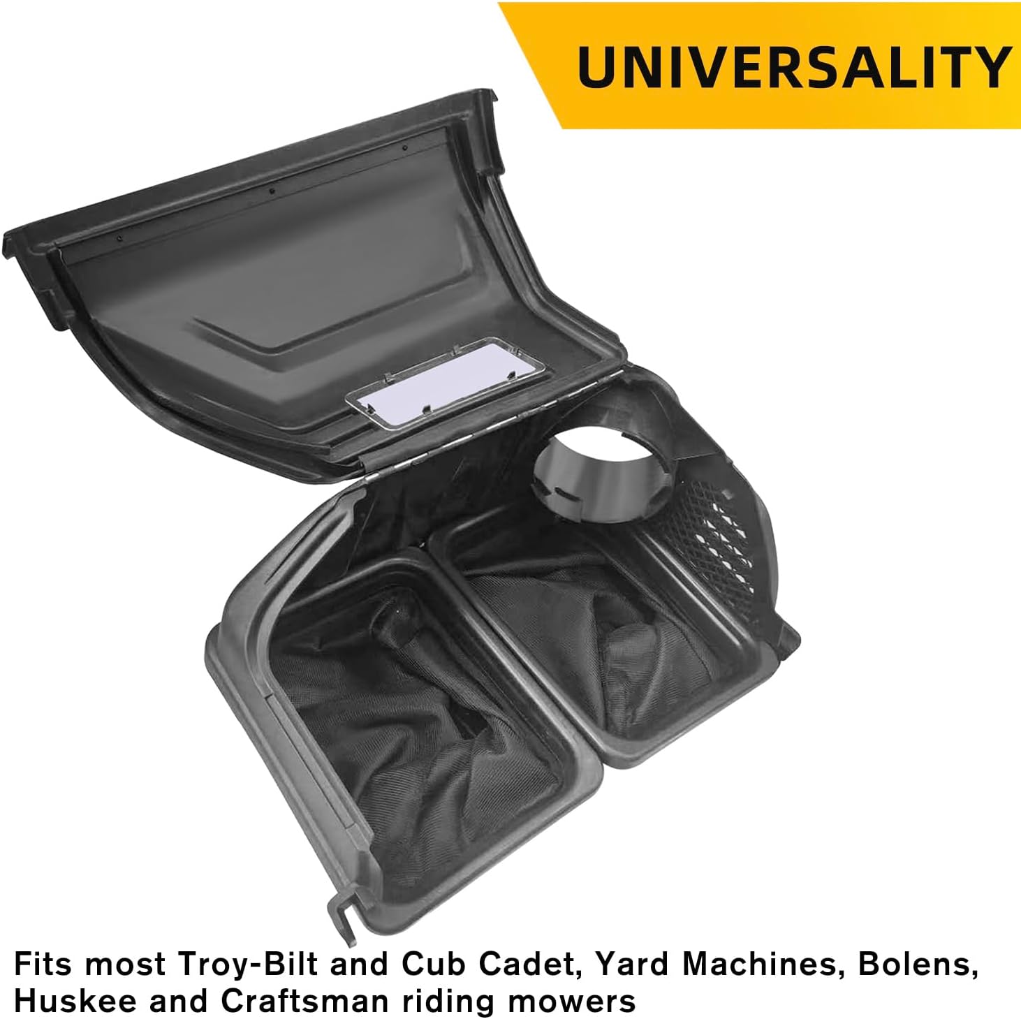 deawater 19A30031OEM 42inch or 46inch Double Bagger for Cub Cadet, Craftsman MTD Riding Mower Bagger Riding Lawn Mowers (2010 and After) and Other Top Models