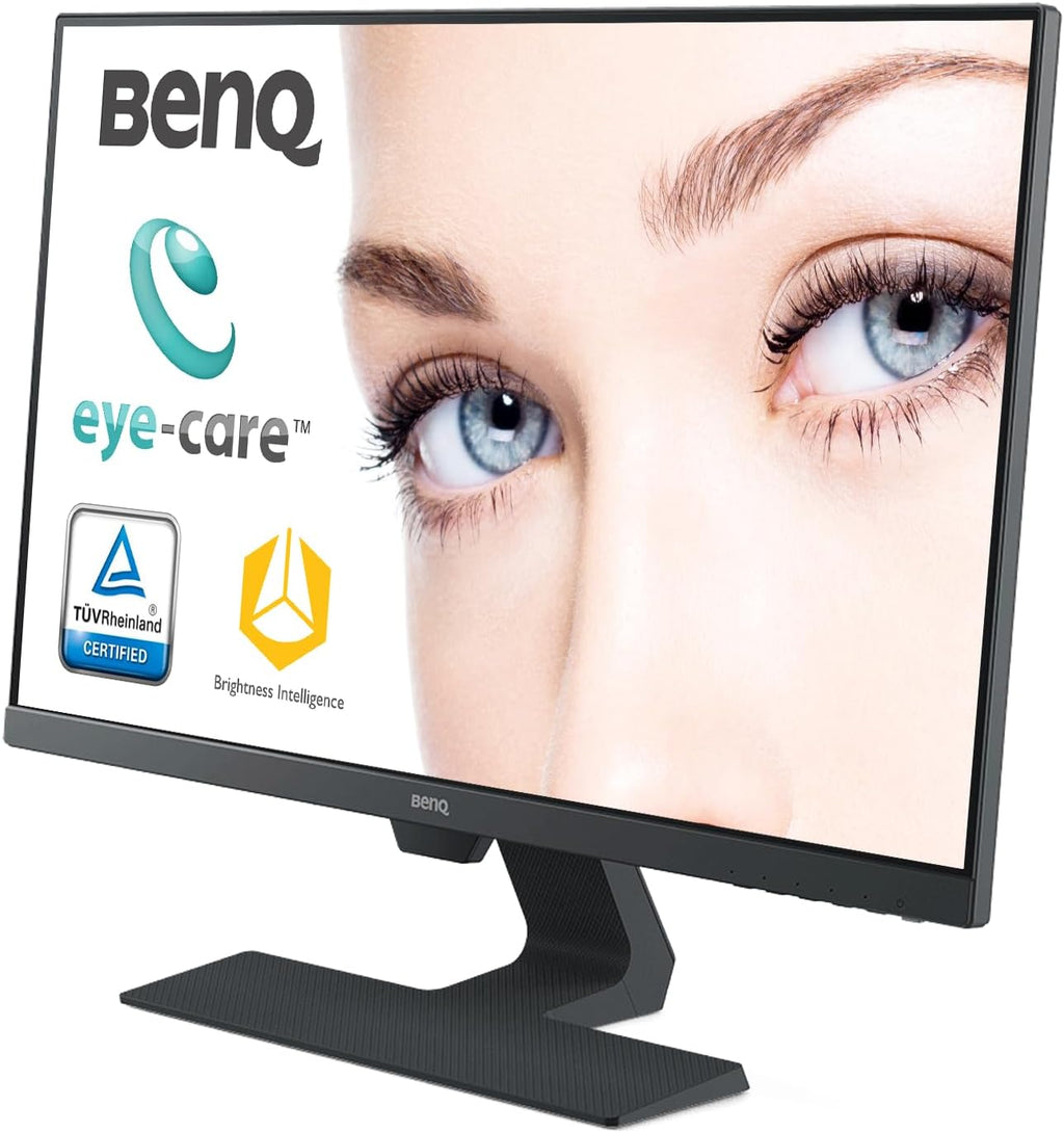 BenQ GW2780 Computer Monitor 27' FHD 1920x1080p | IPS | Eye-Care Tech | Low Blue Light | Anti-Glare | Adaptive Brightness | Tilt Screen | Built-in Speakers | DisplayPort | HDMI | VGA