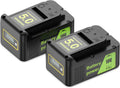 2Packs 18V 5Ah Replacement for Karcher Rechargeable Battery, Compatible with Entire 18V Battery Power Range Like Hedge Cutter, Hedge Trimmer, Lawn Mower, Strimmer, Chainsaw
