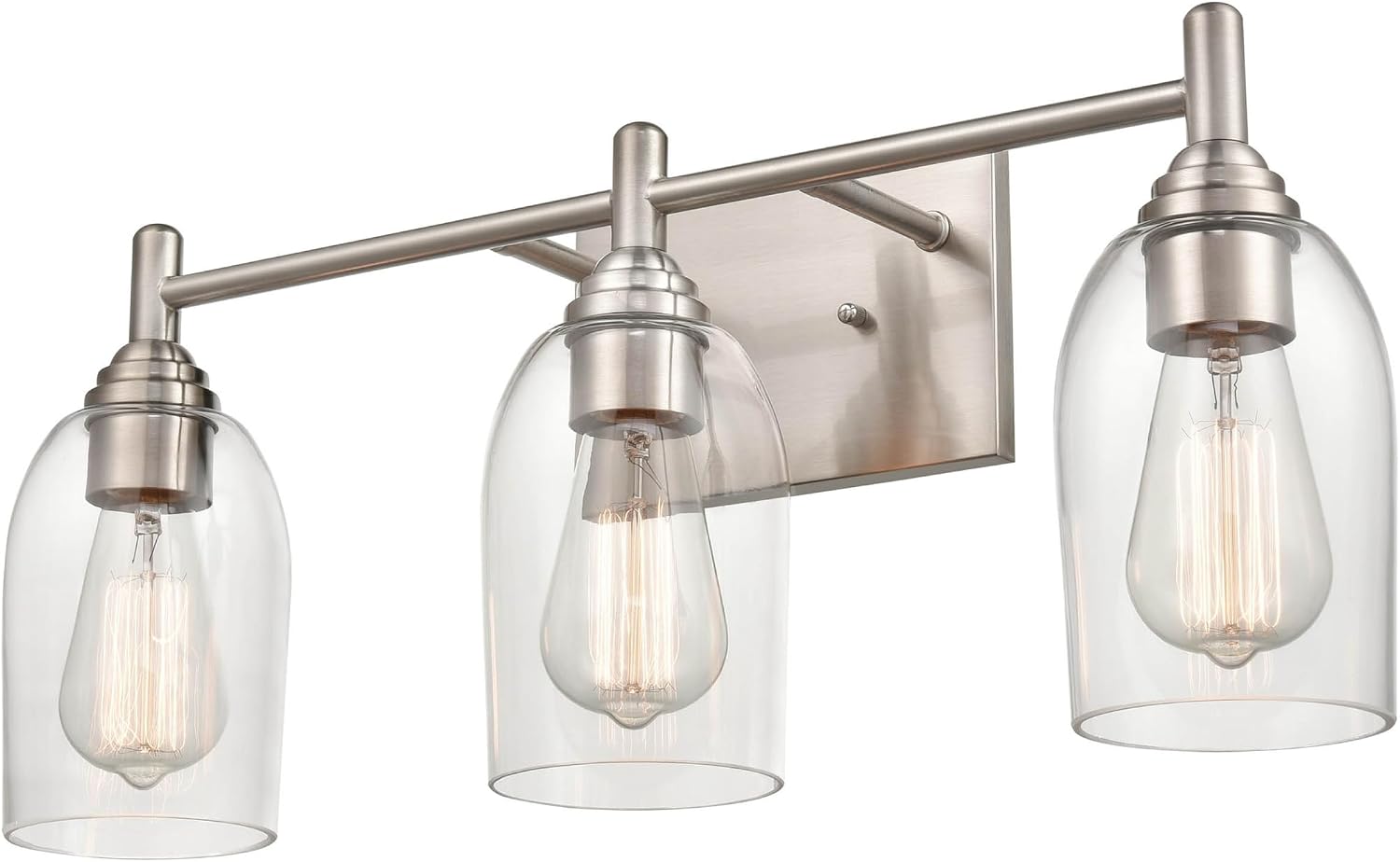 ML Lighting Arlett 3-Light Vanity Brushed Nickel