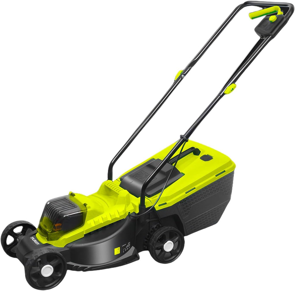 Electric Lawn Mower, 3400 RMP High Speed Cutting, with 45l Large Grass Box, 30/50/70 Mm 3 Adjustable Cutting Heights, Push Lawn Mower for Lawn Mowing Park Landscaping Etc.