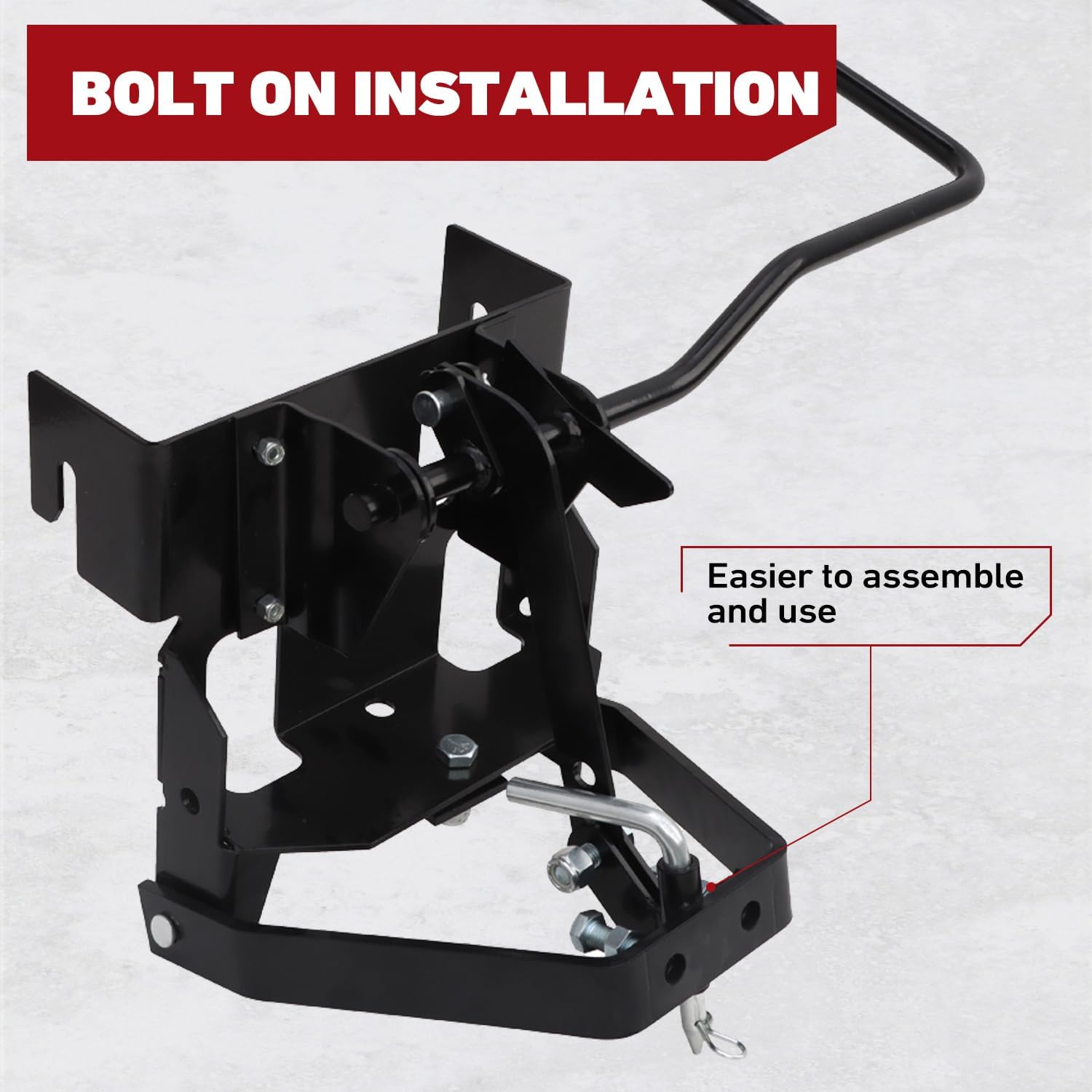 ELITEWILL Garden Tractor Sleeve Hitch Attachment Rear-Mount Fit for Husqvarna 585607901/ Craftsman T200 and T300 Series/Cub Cadet Riding Lawn Mower Tractors with 23' Or Larger Rear Tires