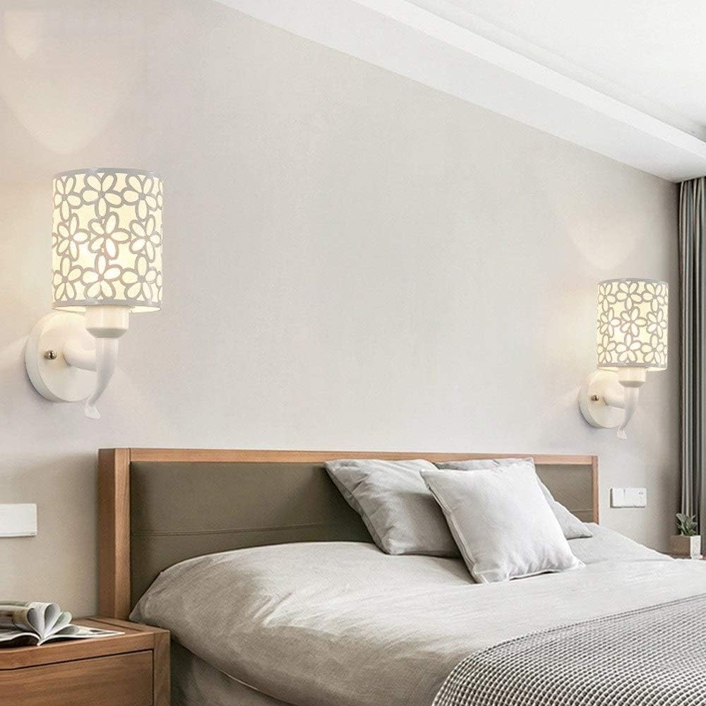 Wall Mounted Light Nordic Modern Wall Light Industrial Wall Lamp Creative Faceted Hollow Applique Wrought Iron Sconce Fixtures Minimalist Frosted Lampshade Wall Lantern For Bathroom Corridor Rea