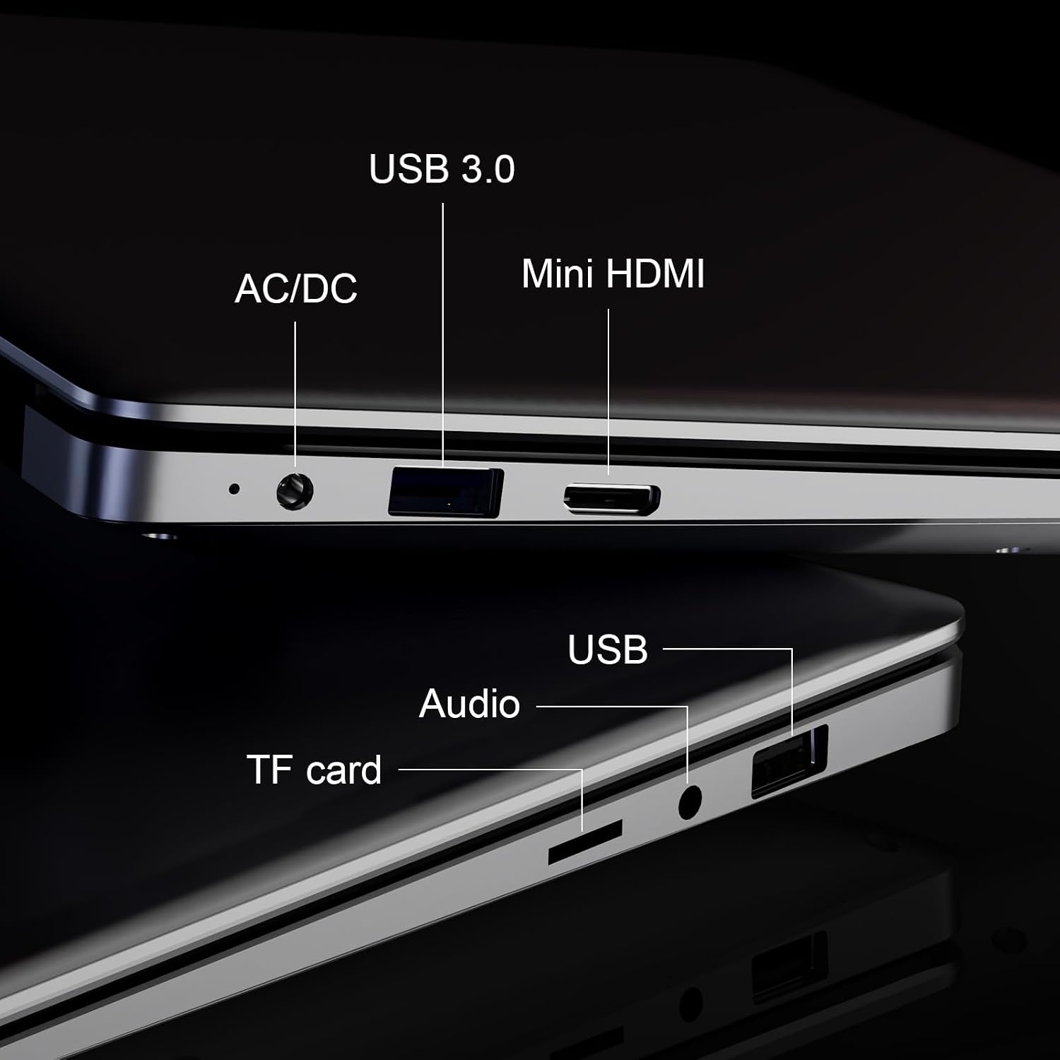 14 inch Laptop Computer Celeron N4000 8GB RAM 256GB SSD CPU up to 2.6GHz 1920 * 1080 IPS Display Laptop PC WiFi 2.4/5G, BT 5.0, USB 3.0, Mini HDMI,Laptops for Students,Business Work