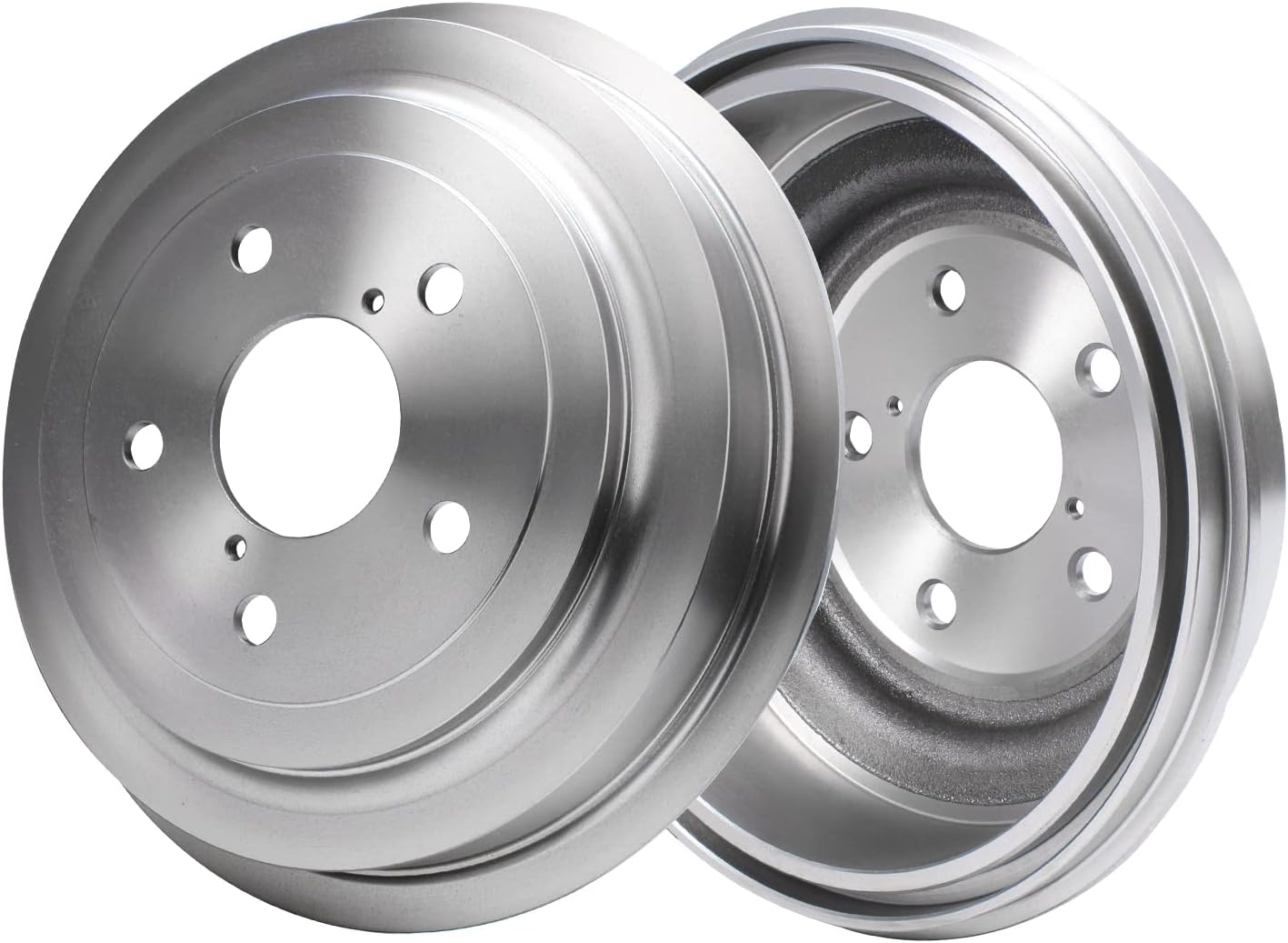Detroit Axle - Rear Brake Drums for 2005-2011 Dodge Ram Dakota, 2006-2009 Mitsubishi Raider, Brake Drums 2007 2008 Replacement [13.98' inch Rear Drums]
