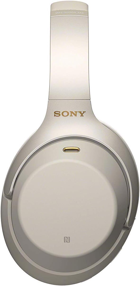 SONY WH1000XM3 Bluetooth Wireless Noise Canceling Headphones Silver WH-1000XM3/S (Renewed)