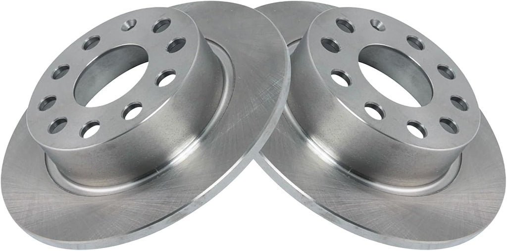 TRQ Front and Rear Brake Pad and Rotor Set Ceramic Compatible with 2011 Volkswagen Jetta