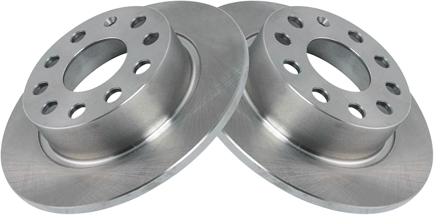 TRQ Front and Rear Brake Pad and Rotor Set Ceramic Compatible with 2011 Volkswagen Jetta