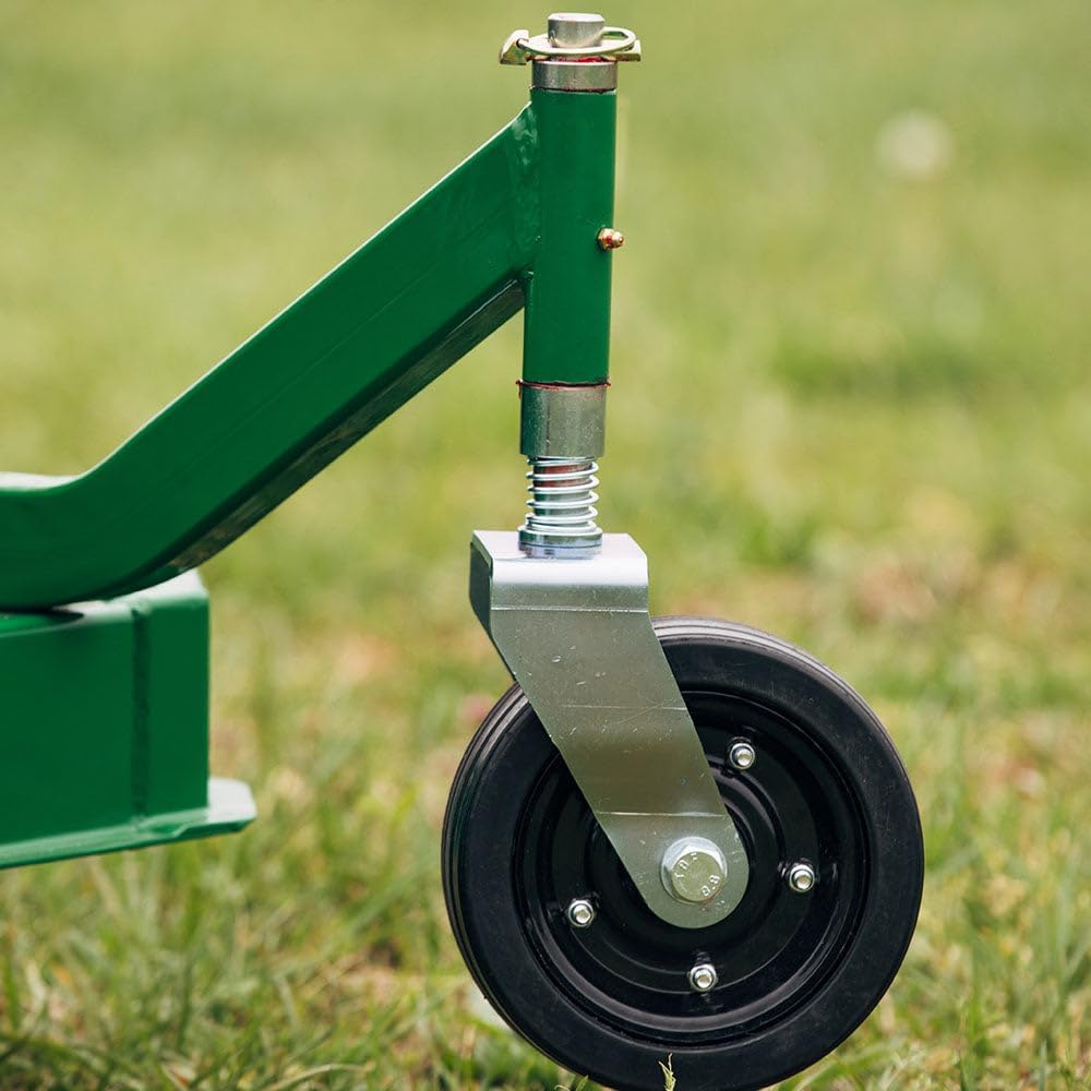 Titan Attachments 3 Point PTO Finish Mower, 60' Cutting Width, Category 1 Hitch, Rear Discharge, Requires 25-40 HP Tractor, Low-Noise Cast Iron Gearbox, Green Finish