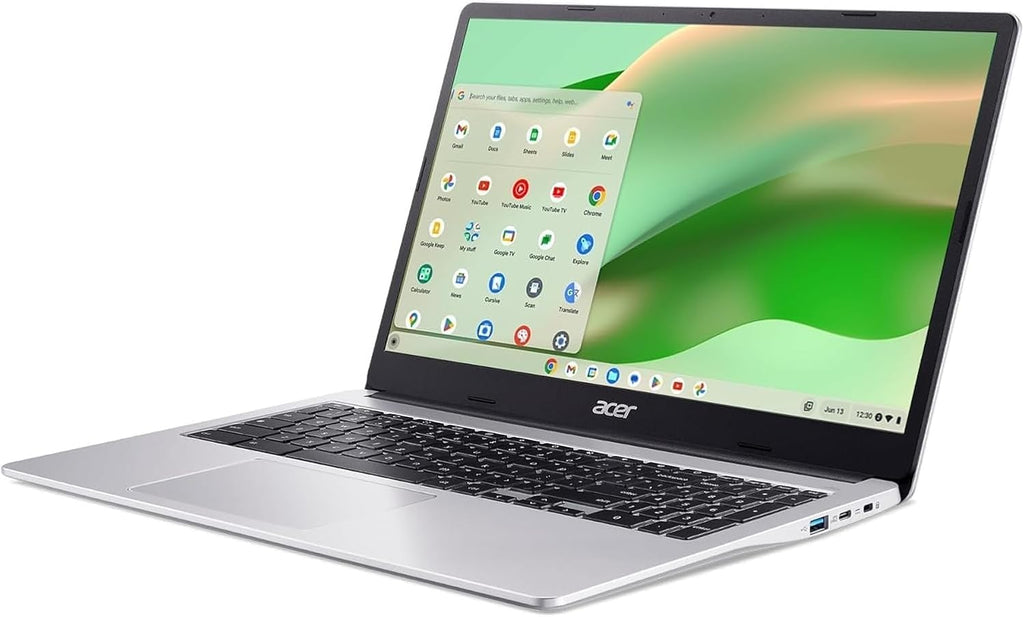 Acer Chromebook 315 Laptop (15.6' FHD, Intel Celeron N4500, 4GB RAM, 128GB Storage (64GB eMMC + 64GB SD Card) Home & Student, Long Battery Life, Numeric KB, Wi-Fi, Webcam, IST Hub, Chrome OS, Silver